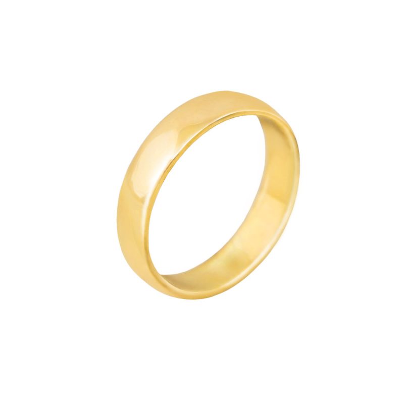 انگشتر طلا دامله پهن، حلقه نامزدی، wedding ring، انگشتر نامزدی و ازدواج، حلقه ازدواج،