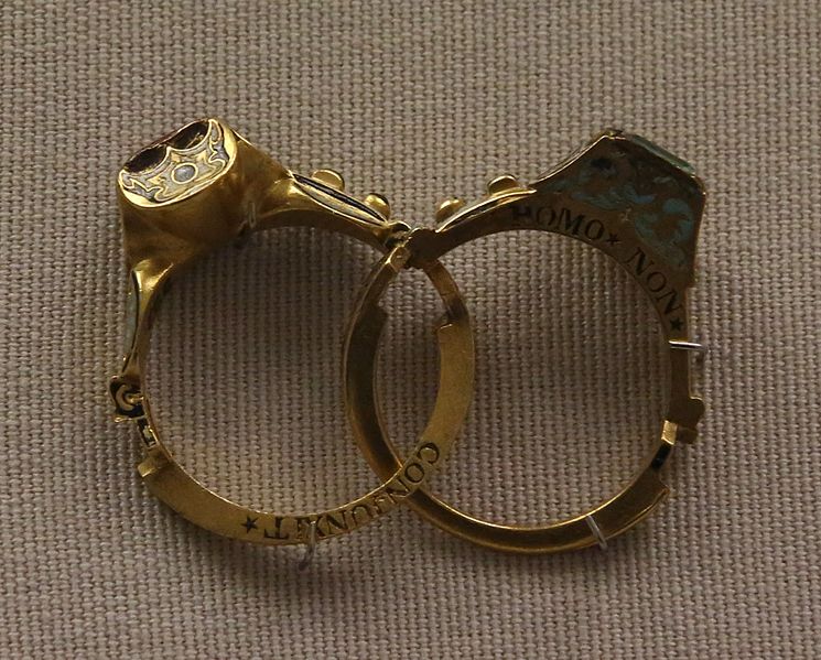 حلقه ازدواج باستانی، نماد تعهد