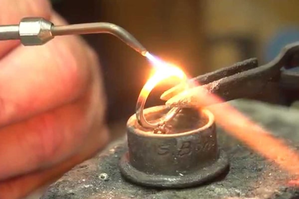 ساخت انگشتر طلا به روش دستی، طلاپین، talapin